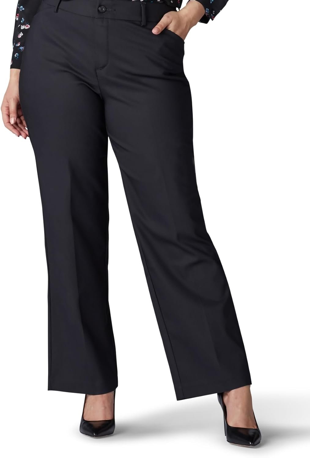 Lee Women’s Plus Size Ultra Lux Comfort with Flex Motion Trouser Pant