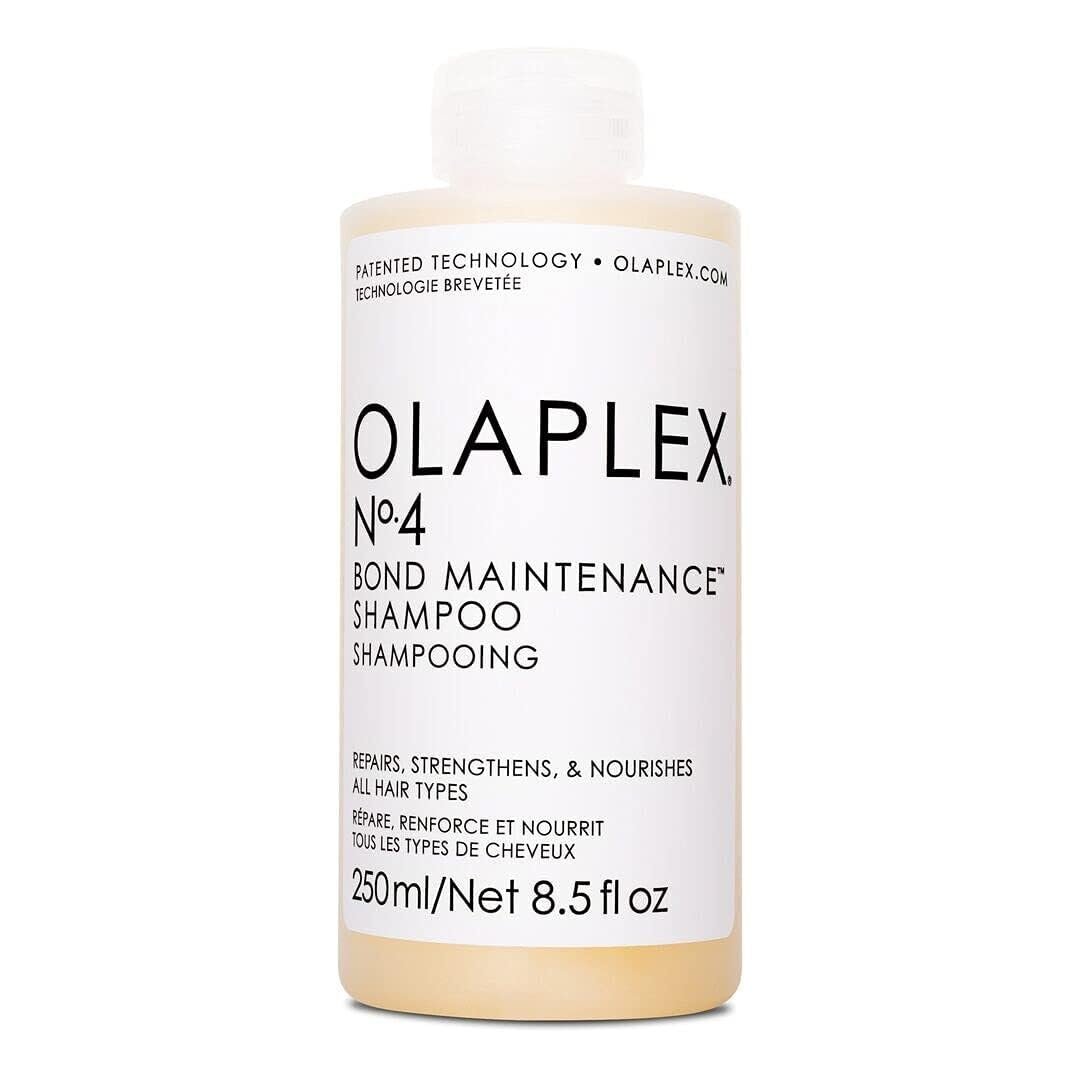 Olaplex No. 4 Bond Maintenance Shampoo, Repairs, Strengthens, & Nourishes All Hair Types, Adds Shine & Leaves Hair Feeling Soft