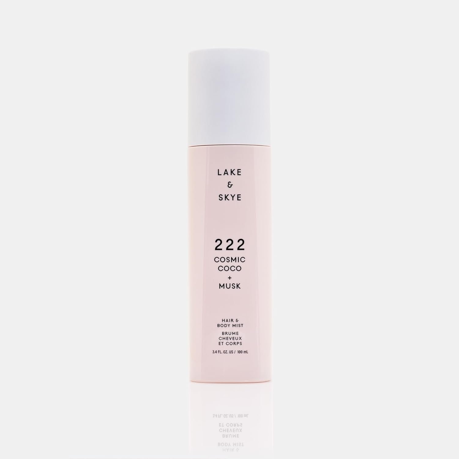 Lake & Skye 222 Cosmic Coco + Musk Hair & Body Mist 3.4 Fl Oz (100 mL), White Musk, Coconut Milk, Macaron Sugar, Hydrating, Softening