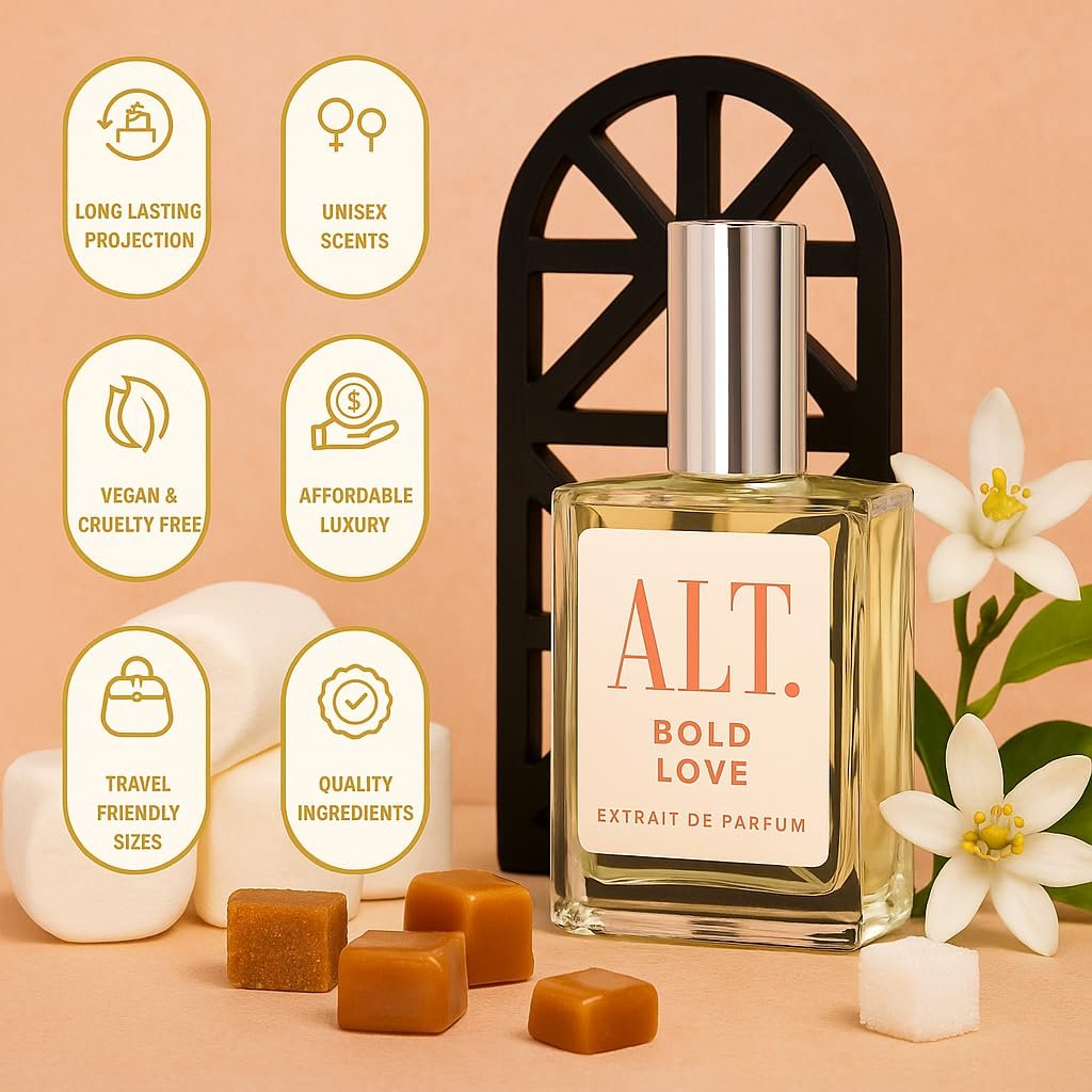 ALT. FRAGRANCES Bold Love 100ml Extrait de Parfum for Women – Long Lasting Fragrance, Inspired by Love Don’t be Shy