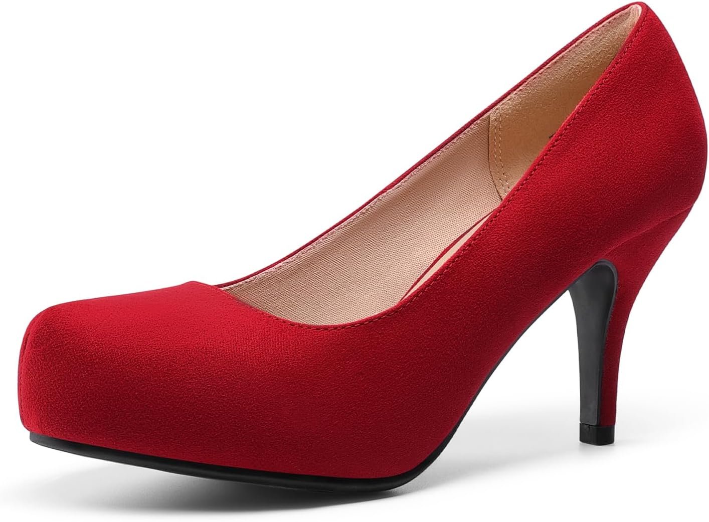 DREAM PAIRS Tiffany Women’s Classic Elegant Versatile Low Stiletto Heel Dress Platform Pumps Shoes