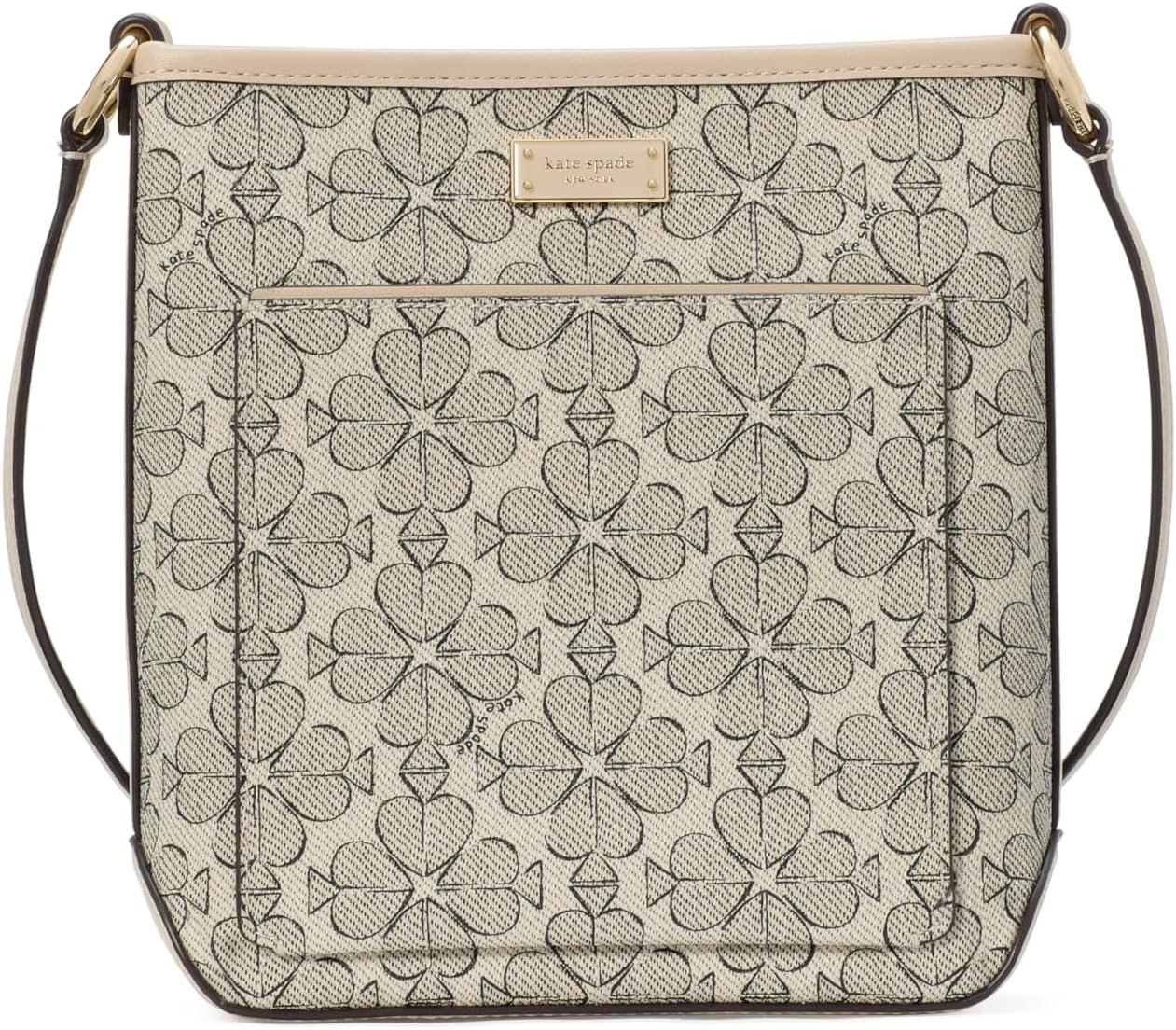 kate spade new york Spade Flower Coated Canvas Small Swingpack, Neutral Multi