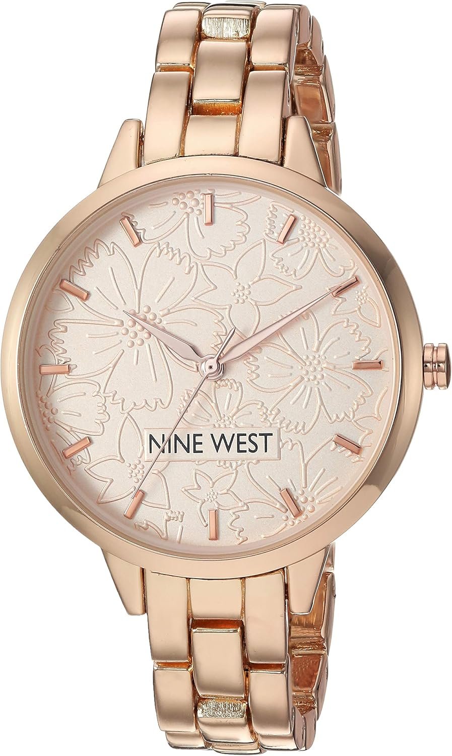 Nine West Women’s Floral Dial Bracelet Watch