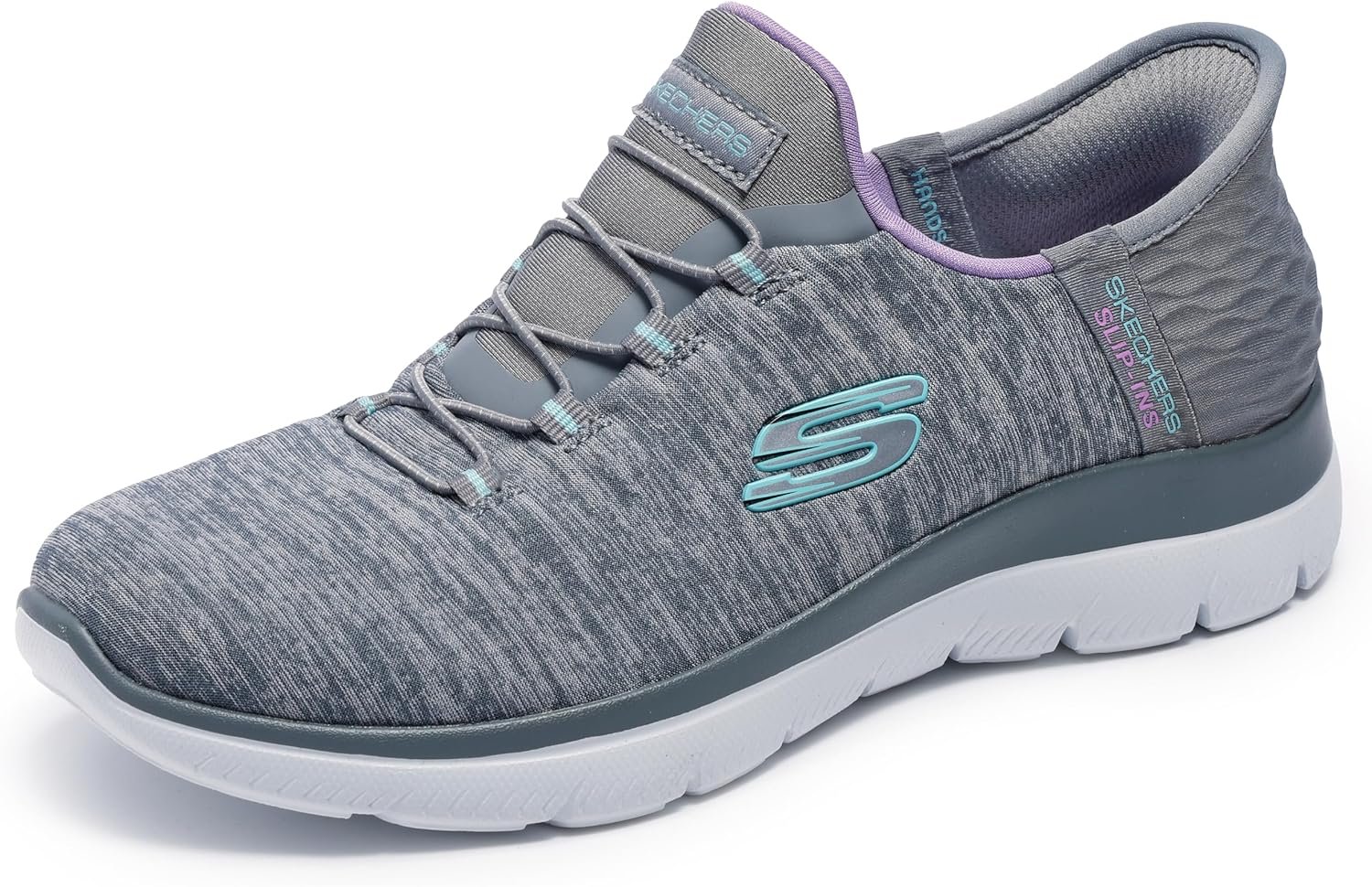 Skechers Women’s Summits Dazzling Haze Hands Free Slip In Sneakers