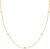 PAVOI 14K Gold Plated Station Necklace – Simulated Diamond Layering Necklaces – Womens CZ Chain