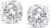 The Diamond Channel IGI CERTIFIED 1 to 10 Carat LAB GROWN Diamond Stud Earrings Round Cut 4 Prong PUSH BACK (F-G Color, VS1-VS2 Eye Clean Clarity)