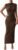 BTFBM Women’s Ruched Bodycon Dress Summer Casual Sleeveless Back Slit Elegant Club Evening Party Cocktail Maxi Dresses