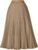 GRACE KARIN Women High Elastic Waist Pleated Chiffon Skirt Midi Swing A-line Skirts