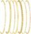 Gold Bracelets for Women,Dainty 14K Gold Plated Stack Set Trendy Stackable non tarnish Paperclip Chain Bracelets Gold Jewelry Sets Gifts for Women