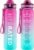 Water Bottle with Straw, 32oz Motivational Water Bottles with Time Marker to Drink, Tritan BPA Free, 1L Sports Water Bottle with Carry Strap LeakProof for Women Gym Fitness Outdoor (1 Pack)