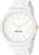 Nine West Women’s Metal Bracelet Watch with Rubberized Coating