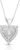 Natalia Drake 1/4 Cttw Heart Shaped Diamond Jewelry Earrings for Women or Womens Necklace in 925 Sterling Silver