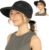 SUN CUBE Women Sun Hat for Outdoor UV Protection, Wide Brim Sun Hat Ponytail, Convertible Zip-Off Beach Hat Visor